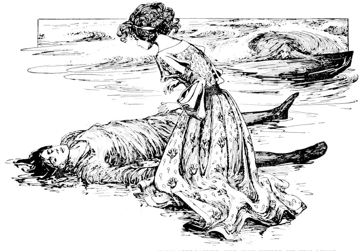 Η κοπέλα βρίσκει τον πρίγκιπα (Eικονογράφηση: Helen Stratton, 1899)