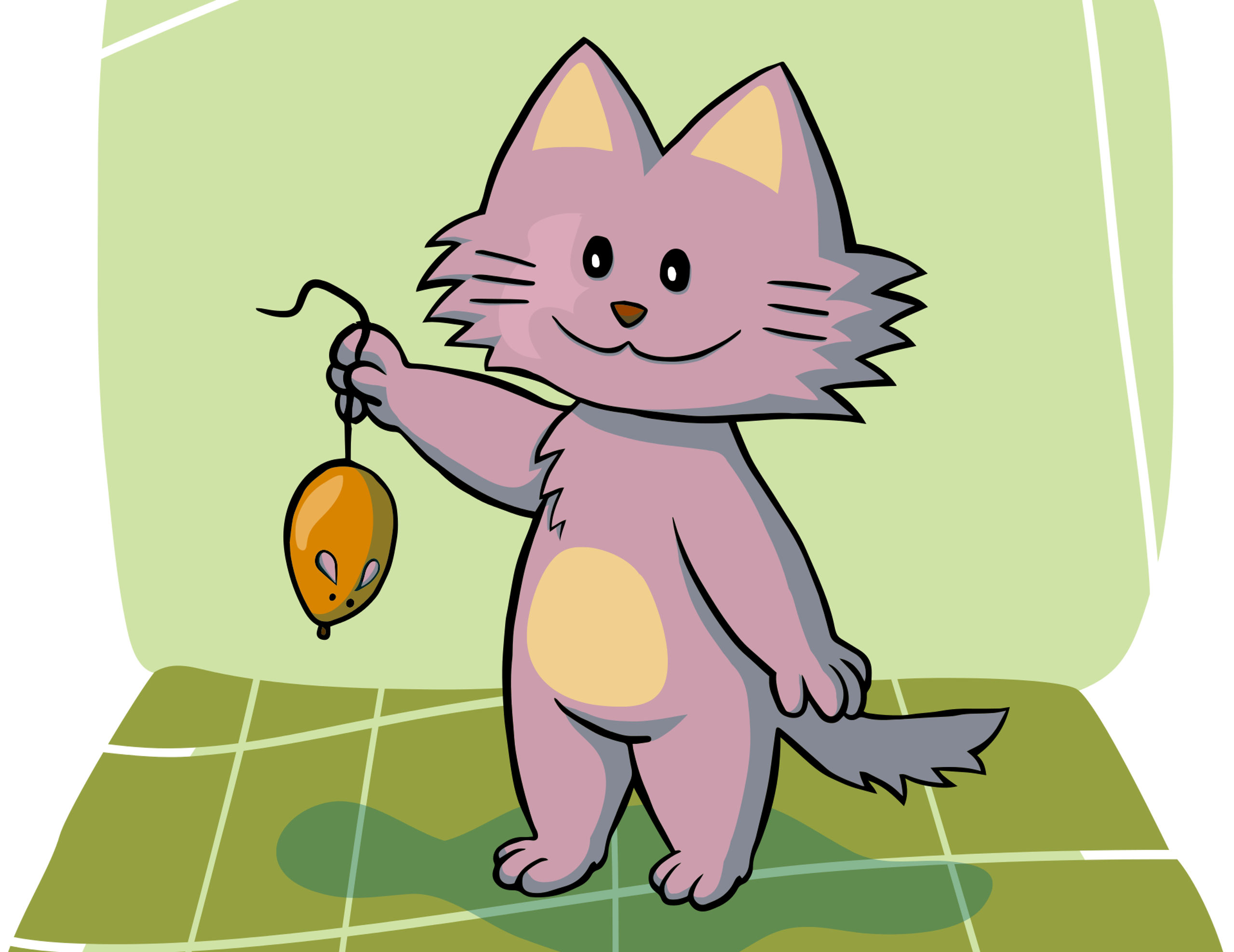 Η πονηρή γάτα έπιασε το ποντικάκι (εικόνα pixabay)