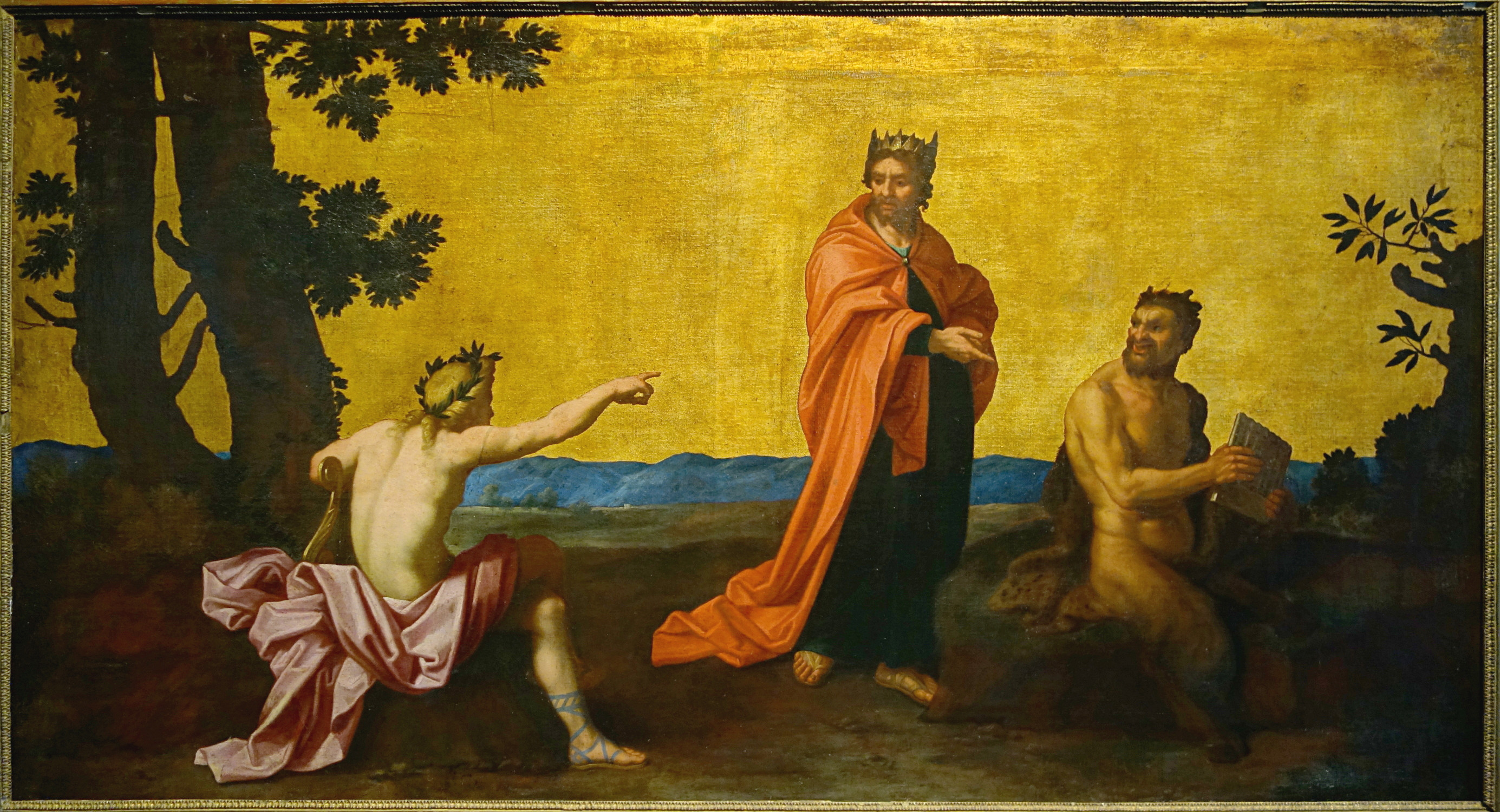 Η κρίση του Μίδα (Le jugement de Midas), έργο του ζωγράφου Nicolas Mignard (1606 - 1668)