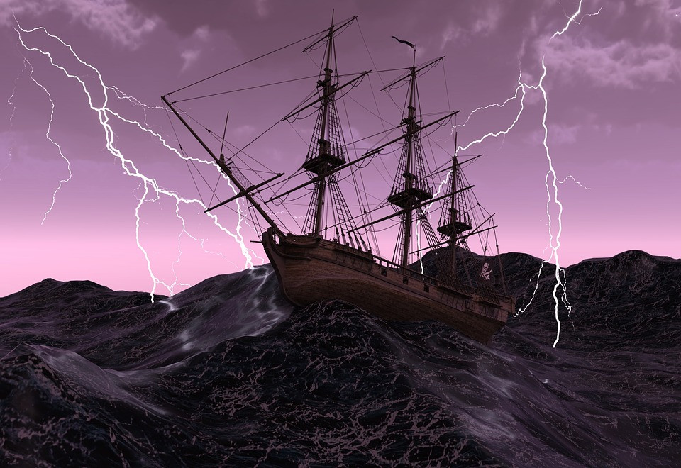 Το πειρατικό καράβι του Χρυσοδόντη (εικονα Pixabay)