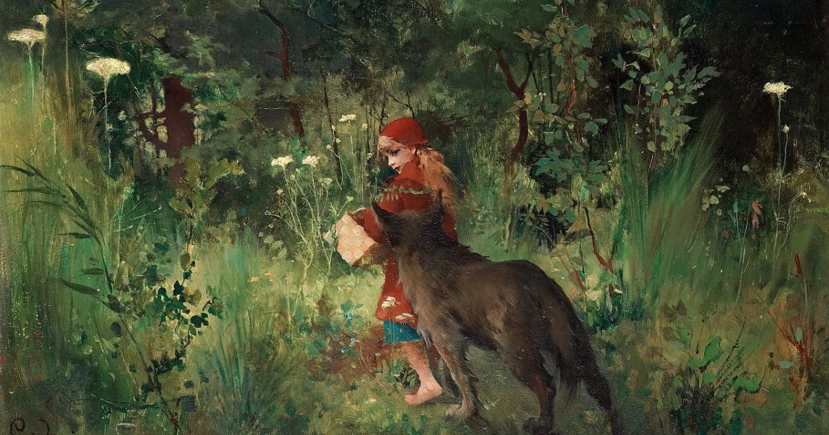 Little Red Riding Hood (1881) by Carl Larsson