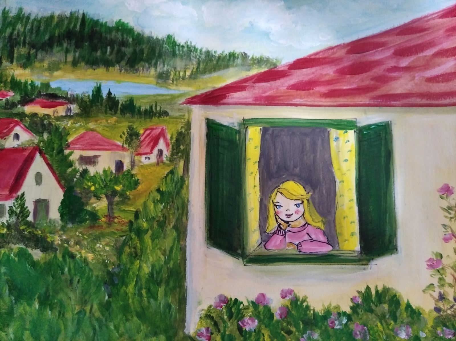 Η Βανέσσα ζούσε σε ένα ήσυχο χωριό.